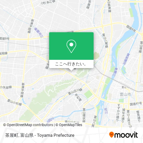 茶屋町地図