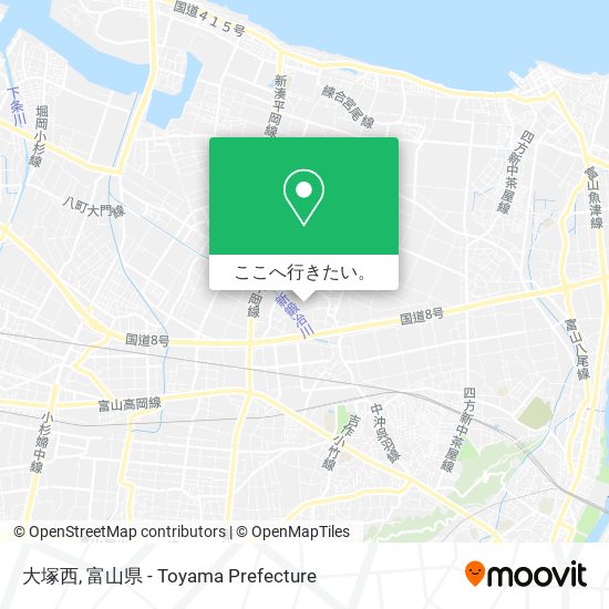 大塚西地図