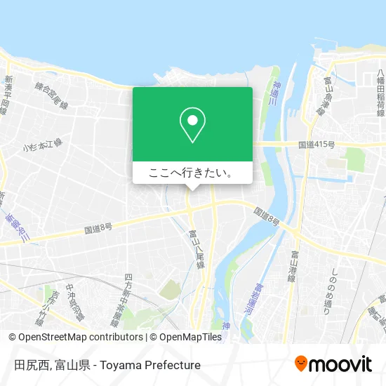 田尻西地図
