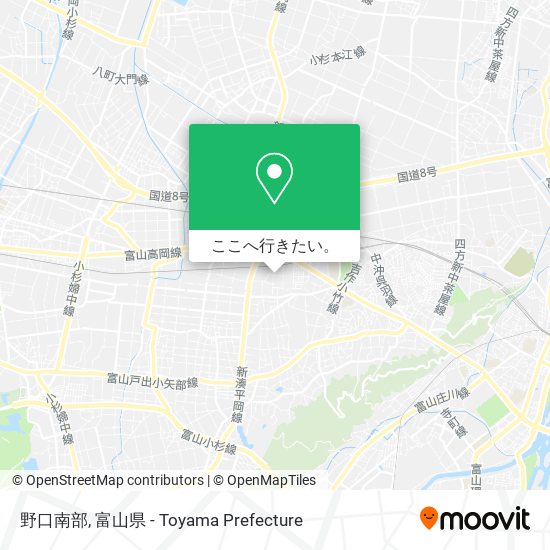野口南部地図