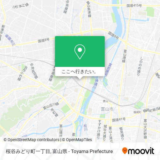 桜谷みどり町一丁目地図