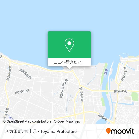 四方田町地図