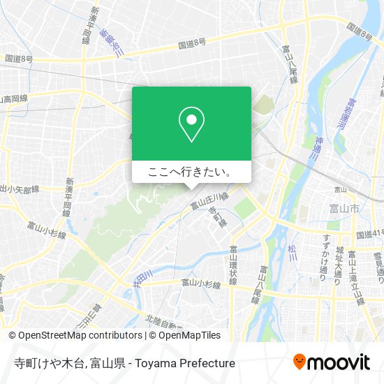 寺町けや木台地図