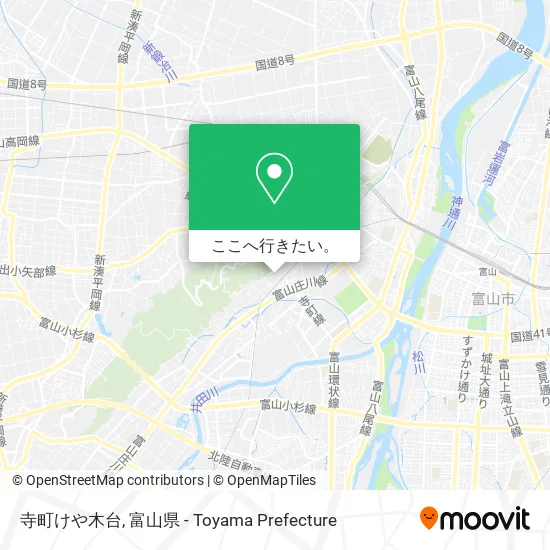 寺町けや木台地図