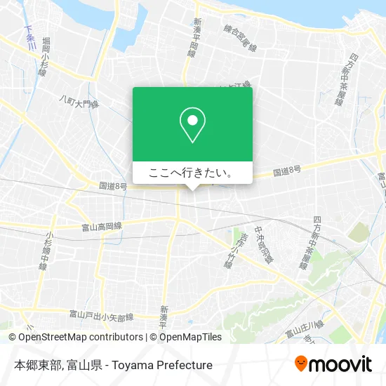 本郷東部地図