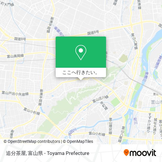 追分茶屋地図