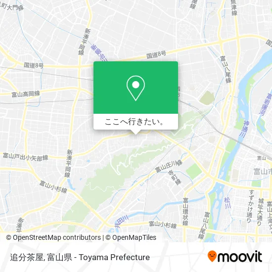 追分茶屋地図