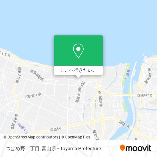 つばめ野二丁目地図