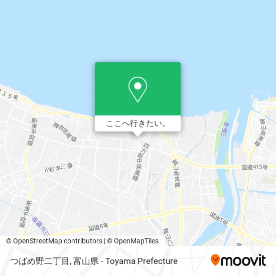 つばめ野二丁目地図