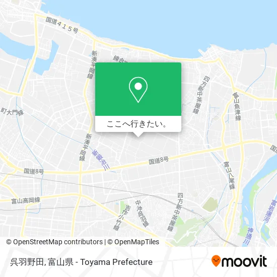 呉羽野田地図