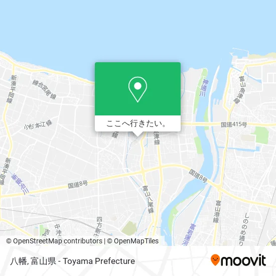 八幡地図