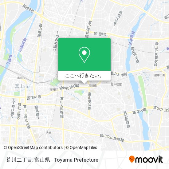 荒川二丁目地図