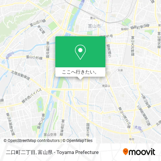 二口町二丁目地図