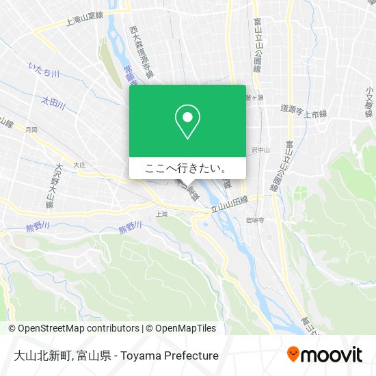 大山北新町地図