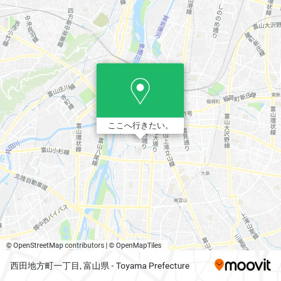 西田地方町一丁目地図