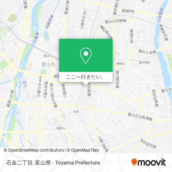 石金二丁目地図