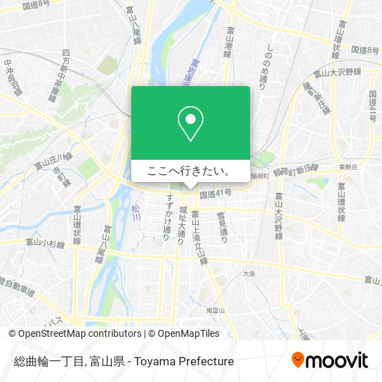 総曲輪一丁目地図