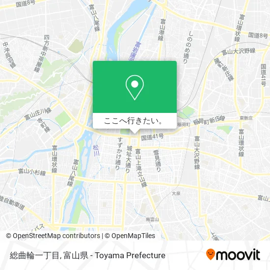 総曲輪一丁目地図
