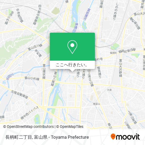 長柄町二丁目地図