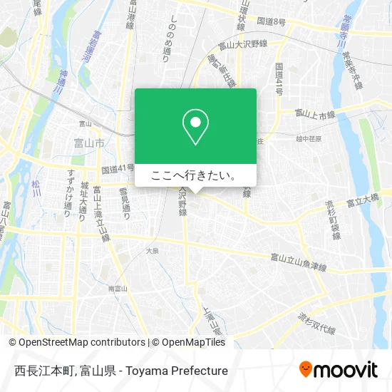 西長江本町地図