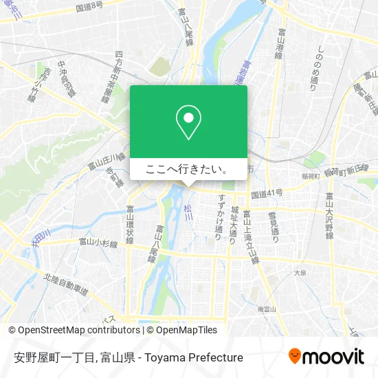 安野屋町一丁目地図