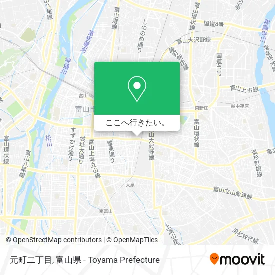 元町二丁目地図