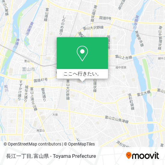 長江一丁目地図