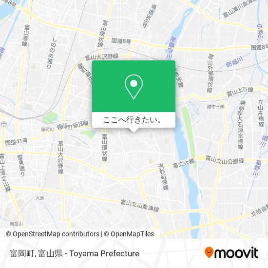 富岡町地図