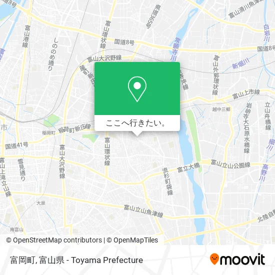 富岡町地図
