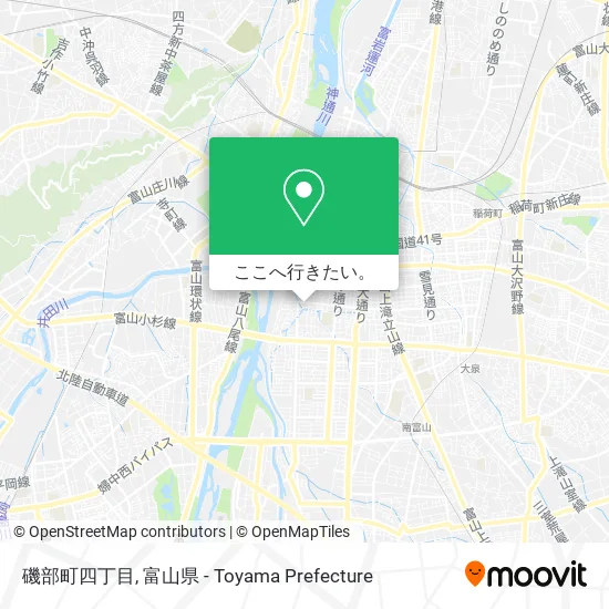 磯部町四丁目地図