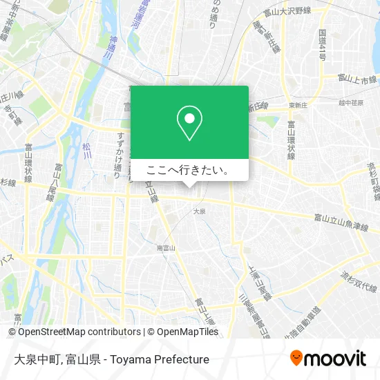 大泉中町地図