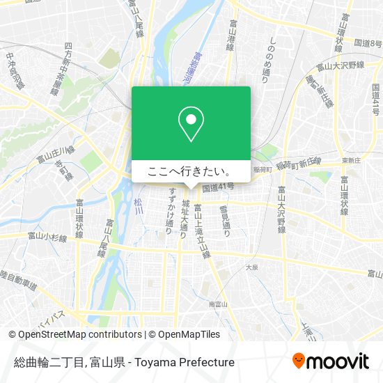 総曲輪二丁目地図