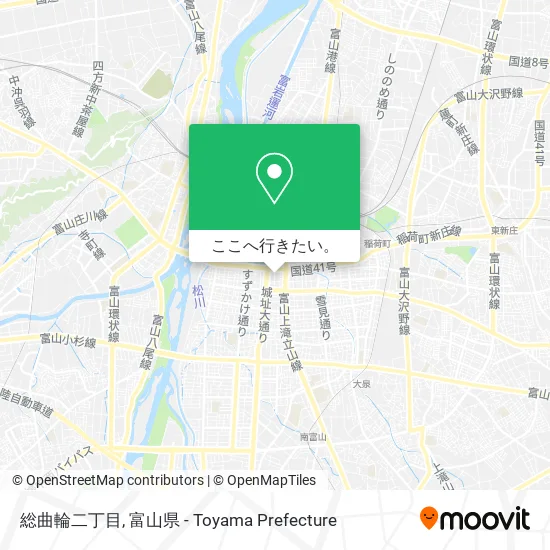 総曲輪二丁目地図