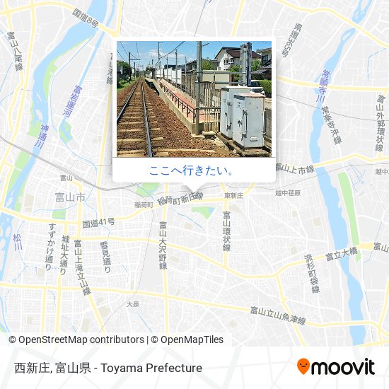西新庄地図