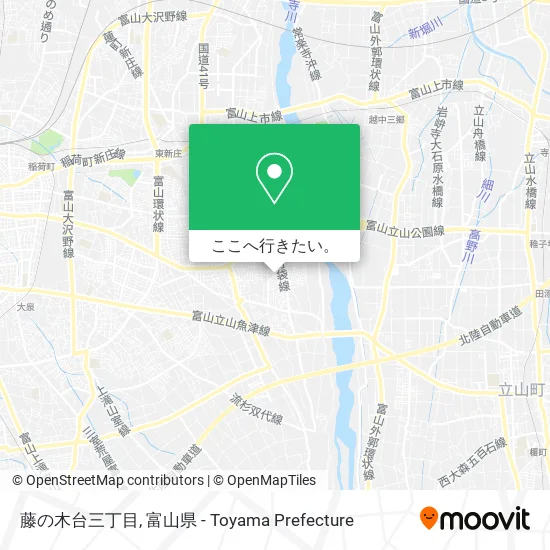 藤の木台三丁目地図