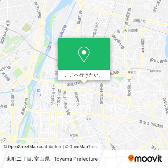東町二丁目地図