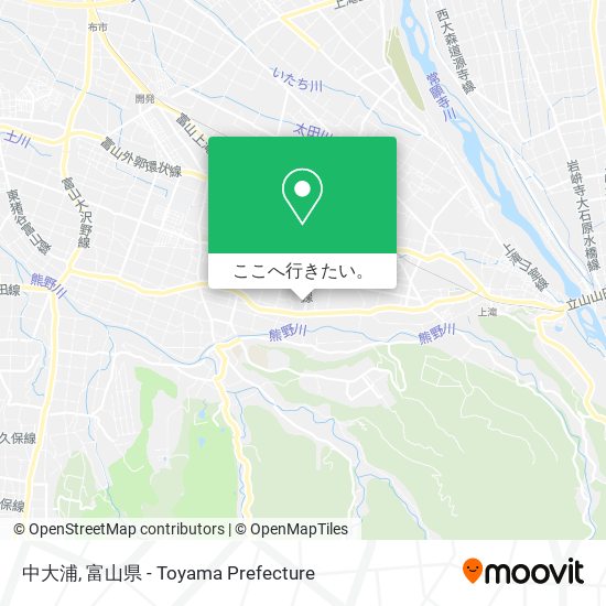 中大浦地図
