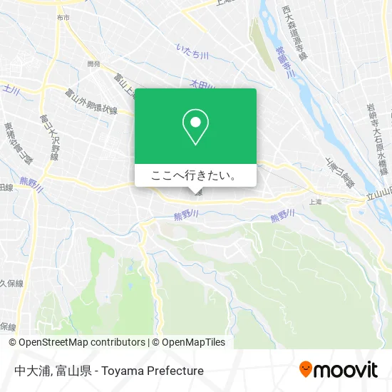 中大浦地図