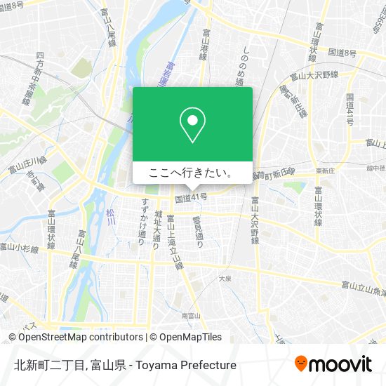 北新町二丁目地図
