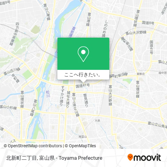北新町二丁目地図