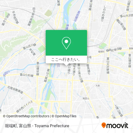 堀端町地図