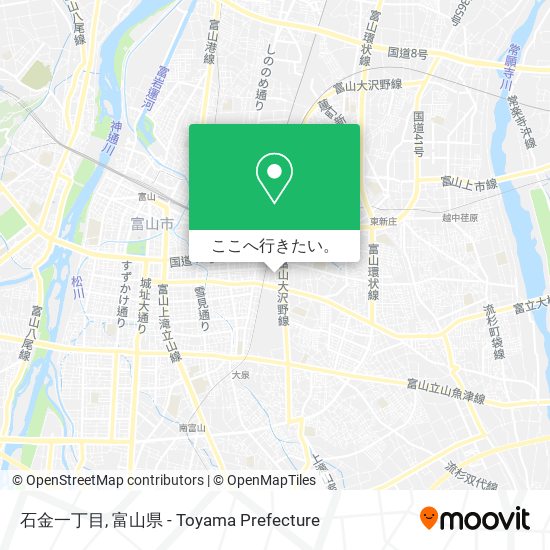 石金一丁目地図