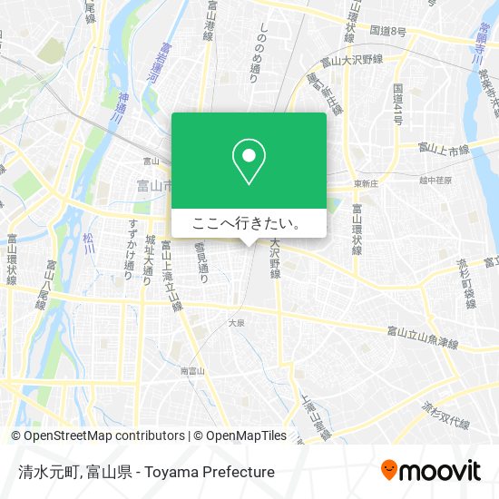 清水元町地図