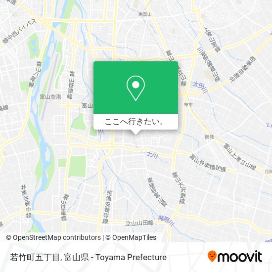 若竹町五丁目地図