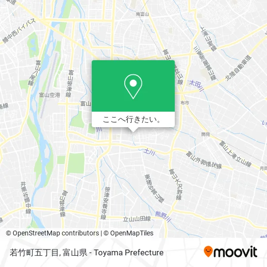 若竹町五丁目地図