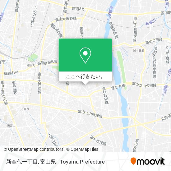 新金代一丁目地図