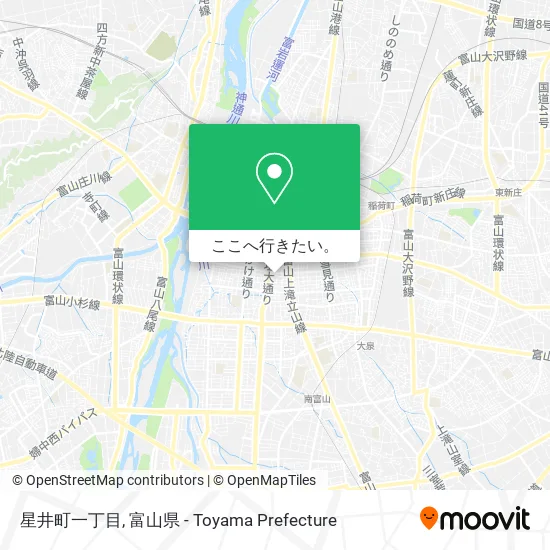 星井町一丁目地図