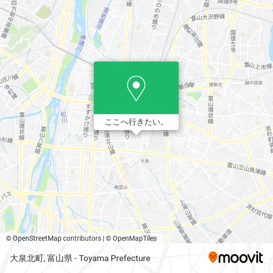 大泉北町地図