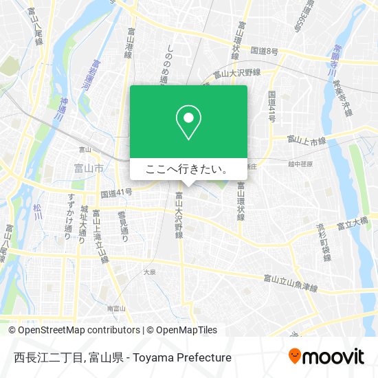 西長江二丁目地図