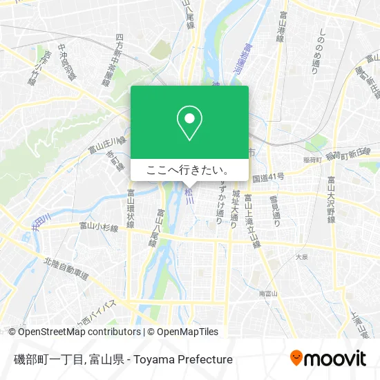 磯部町一丁目地図